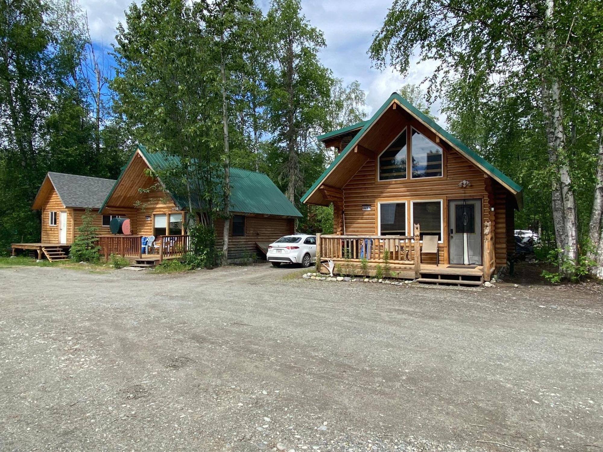 Talkeetna Log Cabin With Hot Tub Unit 2 Exterior photo