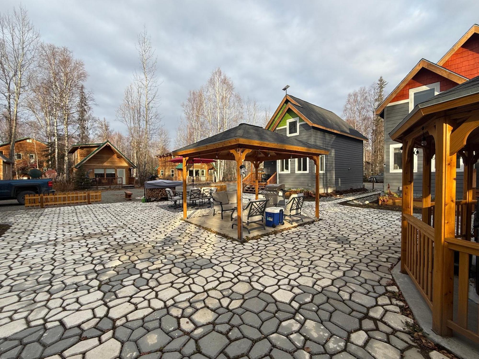 Talkeetna Log Cabin With Hot Tub Unit 2 Exterior photo