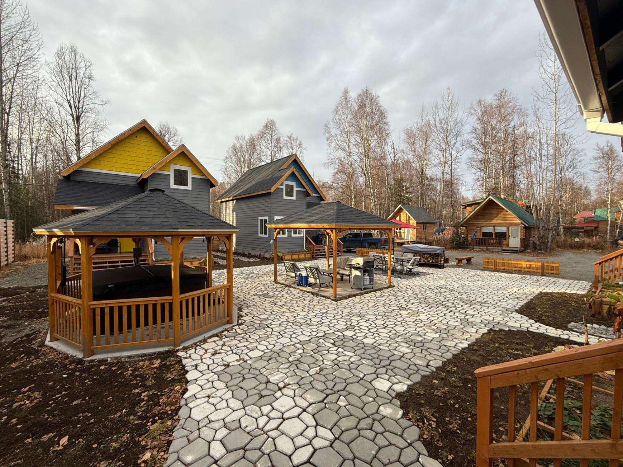 Talkeetna Log Cabin With Hot Tub Unit 2 Exterior photo